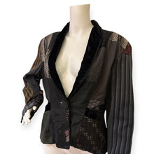 Load image into Gallery viewer, The Phoenix Vintage boho avantegarde j blazer kimono fabrics velvet