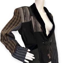Load image into Gallery viewer, The Phoenix Vintage boho avantegarde j blazer kimono fabrics velvet