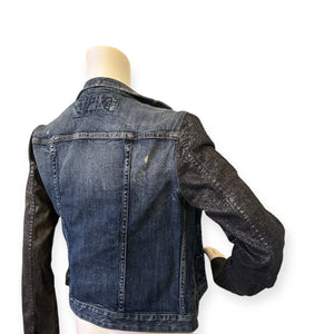 Denim Metallic Jacket