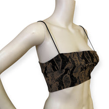 Load image into Gallery viewer, Capricorn Nude Snakeskin Top