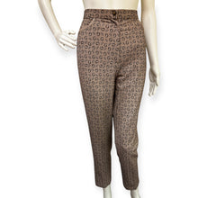 Load image into Gallery viewer, Designer G Brown Patterned Women's Pants
