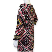 Load image into Gallery viewer, Talbots Chain Link Print Midi Geometric Patterned Dress