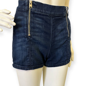 Zip Me Up Denim Shorts