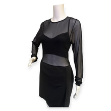 Load image into Gallery viewer, Blurred Lines Mesh Romper