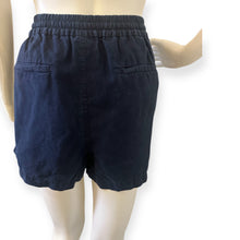 Load image into Gallery viewer, Women&#39;s Navy Casual Shorts
