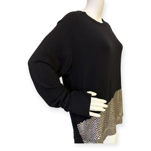 Tavi Noir Ebony Gold Snake Sweatshirt