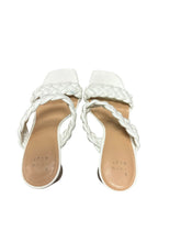 Load image into Gallery viewer, New Day Women's White Braided Slide Sandals