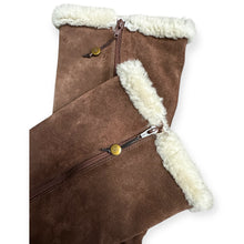 Load image into Gallery viewer, Lauren by Ralph Lauren Rosella Boots Brown Shearling-Lined Knee-High Boots