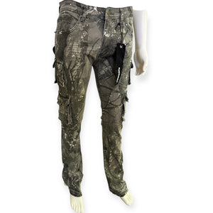 Gray Camo Jeans