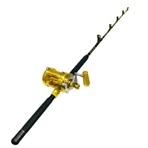 80W 2-Speed Reel on a Bent Butt Tournament Rod