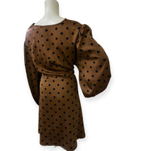 Load image into Gallery viewer, Vero Moda Messi long sleeve polka dot dress