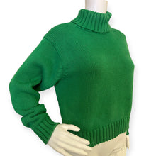 Load image into Gallery viewer, Green Turtleneck Sweater