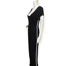 Load image into Gallery viewer, Flared Jumpsuit with White Stripe