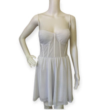 Load image into Gallery viewer, Gaia Glitter Mesh Mini Dress