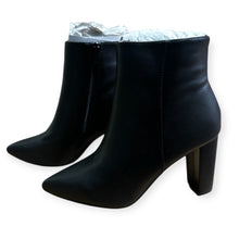 Load image into Gallery viewer, Rollda Suedi Women's Pointed Toe Ankle Boots Chunky High Heel
