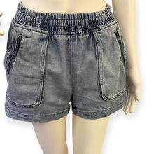 Load image into Gallery viewer, Women's Aerie Washed Denim Elastic Waist Shorts