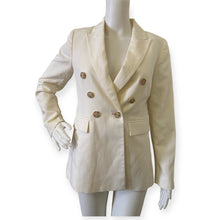 Load image into Gallery viewer, Ivory Loft Double Breast Blazer