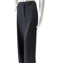 Load image into Gallery viewer, Talbots Black Wide-Leg Trousers