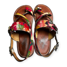 Load image into Gallery viewer, Patricia Nash Fidella Floral Leather Sandals