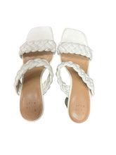 Load image into Gallery viewer, New Day Women's White Braided Slide Sandals