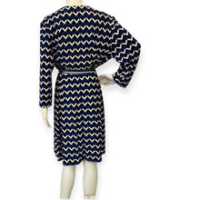 Load image into Gallery viewer, Roz &amp; Ali Geometric Print Wrap Dress