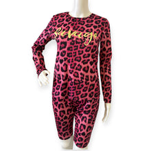 Load image into Gallery viewer, Pink Leopard Print &#39;Savage&#39; Set