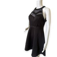 Load image into Gallery viewer, Juniors&#39; Illusion Scuba Fit &amp; Flare Dress