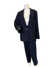 Load image into Gallery viewer, Women’s Lauren Ralph Lauren Navy Pinstripe Blazer and Pants Suit