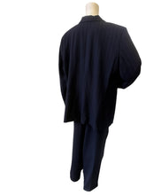Load image into Gallery viewer, Women’s Lauren Ralph Lauren Navy Pinstripe Blazer and Pants Suit