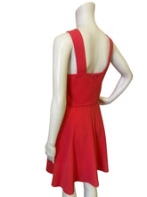 Load image into Gallery viewer, Cece Red Halter Fit-and-Flare Dress
