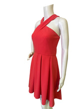 Load image into Gallery viewer, Cece Red Halter Fit-and-Flare Dress