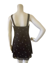 Load image into Gallery viewer, Black Floral Tank Dress