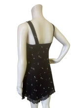 Load image into Gallery viewer, Black Floral Tank Dress