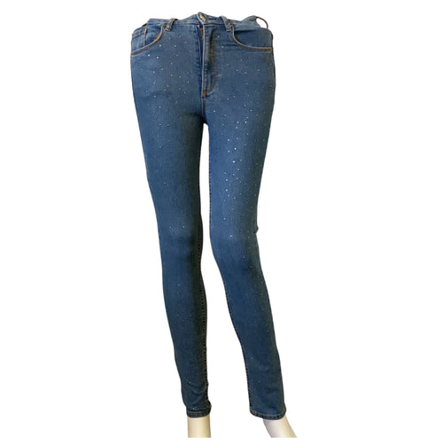 Rhinestone Skinny Jeans
