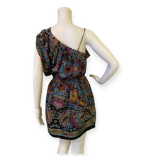 Load image into Gallery viewer, Angie VCAY Paisley Print One Shoulder Dress