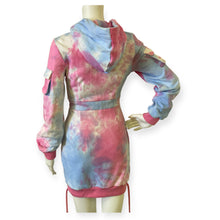 Load image into Gallery viewer, Shane Justin Tye Dye Hoodie Dress