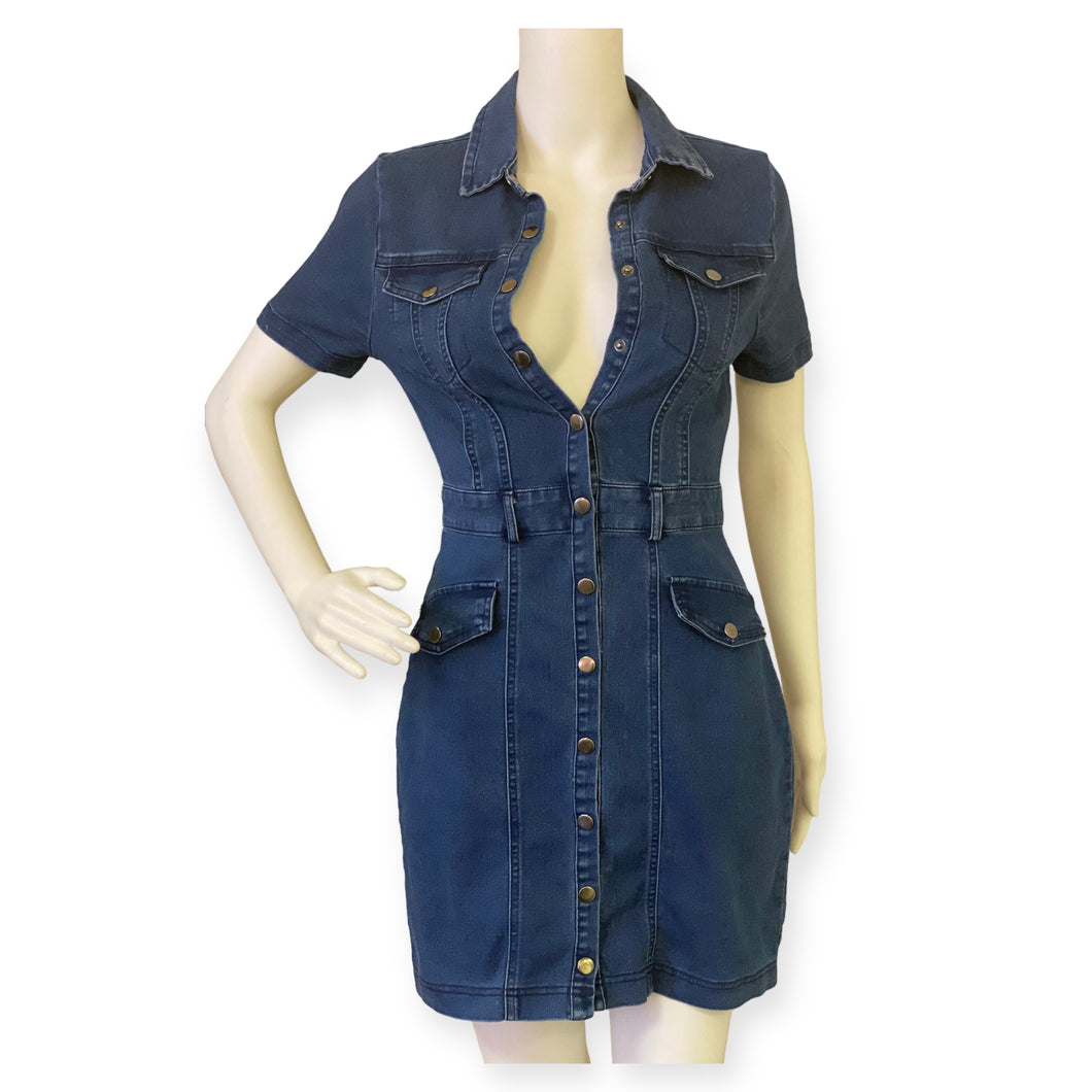 Haute Monde Denim Dress