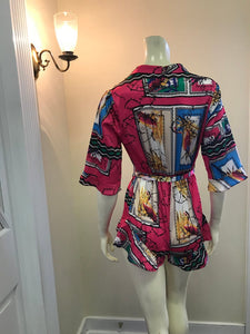 Paris Passion Kimono Romper