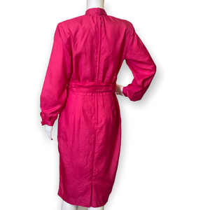 Vintage Pink RENEW Waist Long Sleeve Dress