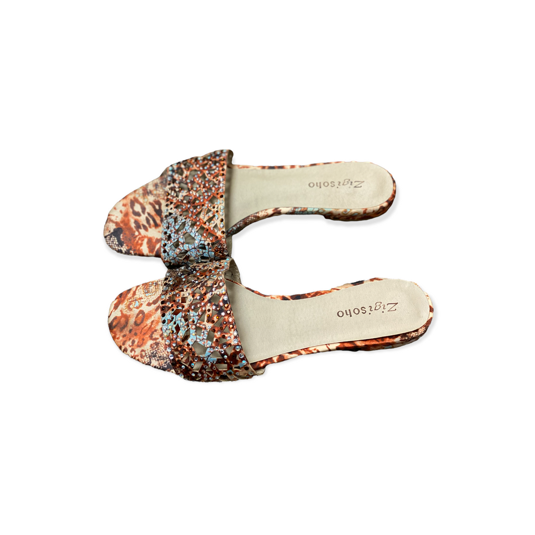 Zigisoho Taniya Crystal Sandals