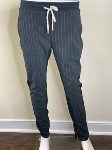 Zipper Track Pants III Black Stripe