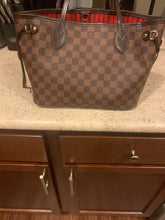 Load image into Gallery viewer, Authentic Louis Vuitton Used Damier Ebene NeverFull PM 2017
