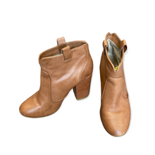 Load image into Gallery viewer, Genuine Leather Tan Neiman Marcus Collection Ankle Boots
