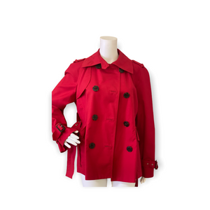 Zara Woman Red Jacket W/Belt