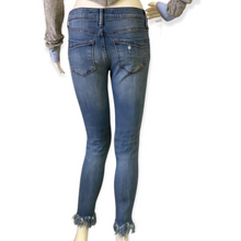 Load image into Gallery viewer, Performance Stretch Cropped Leggings Mid-rise Express Distressed Jeans