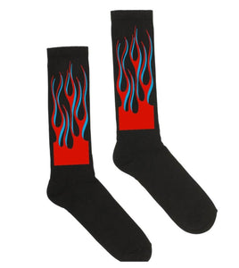 Black Flame Socks