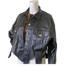 Load image into Gallery viewer, Vegan Leather Jacket