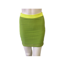 Load image into Gallery viewer, Mini Neon Green Skirt