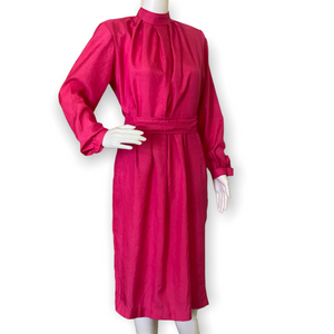 Vintage Pink RENEW Waist Long Sleeve Dress