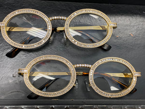 Unisex Bugatti Oval Glasses (Migos Style)